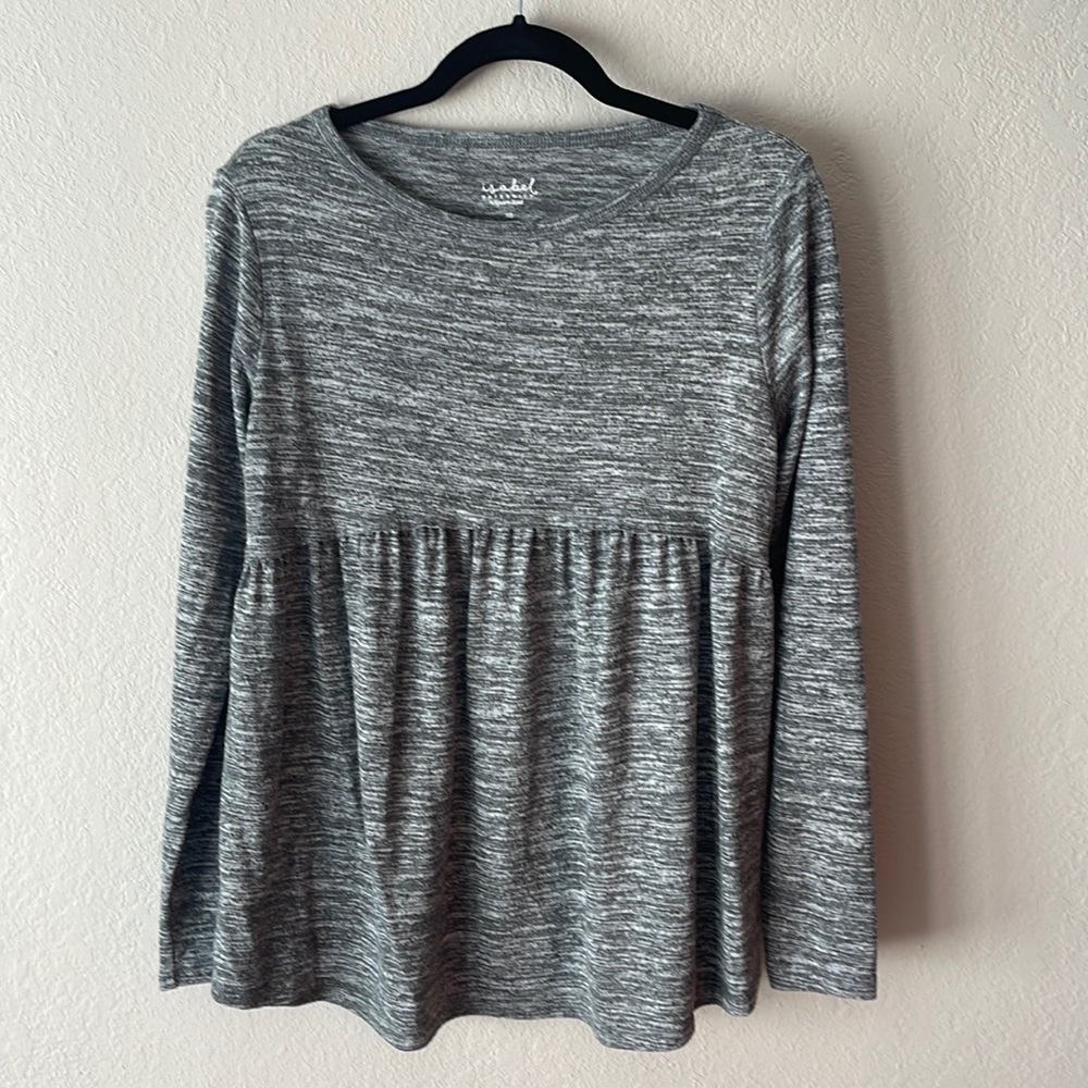 Isabel Maternity Top XS Gray